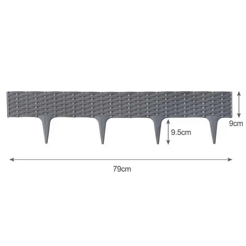 Hot Sale  Plastic Plug-in Fencerural Fence  Green Garden Small Fence  Plastic Splicing for Horticultural Fence 6