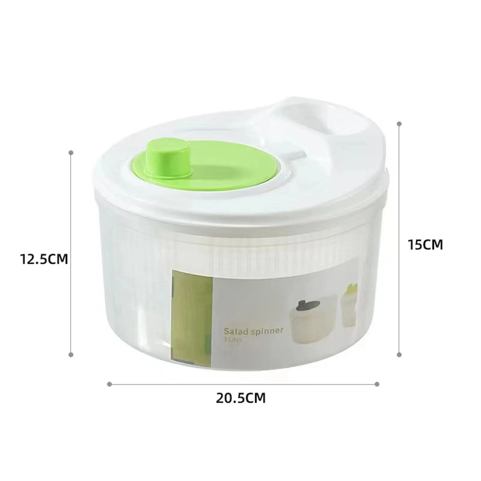 Lettuce Greens Washer Dryer Easy One-Hand Pump Operation Dryer for Herbs Lettuce Arugula Spinach salad spinner