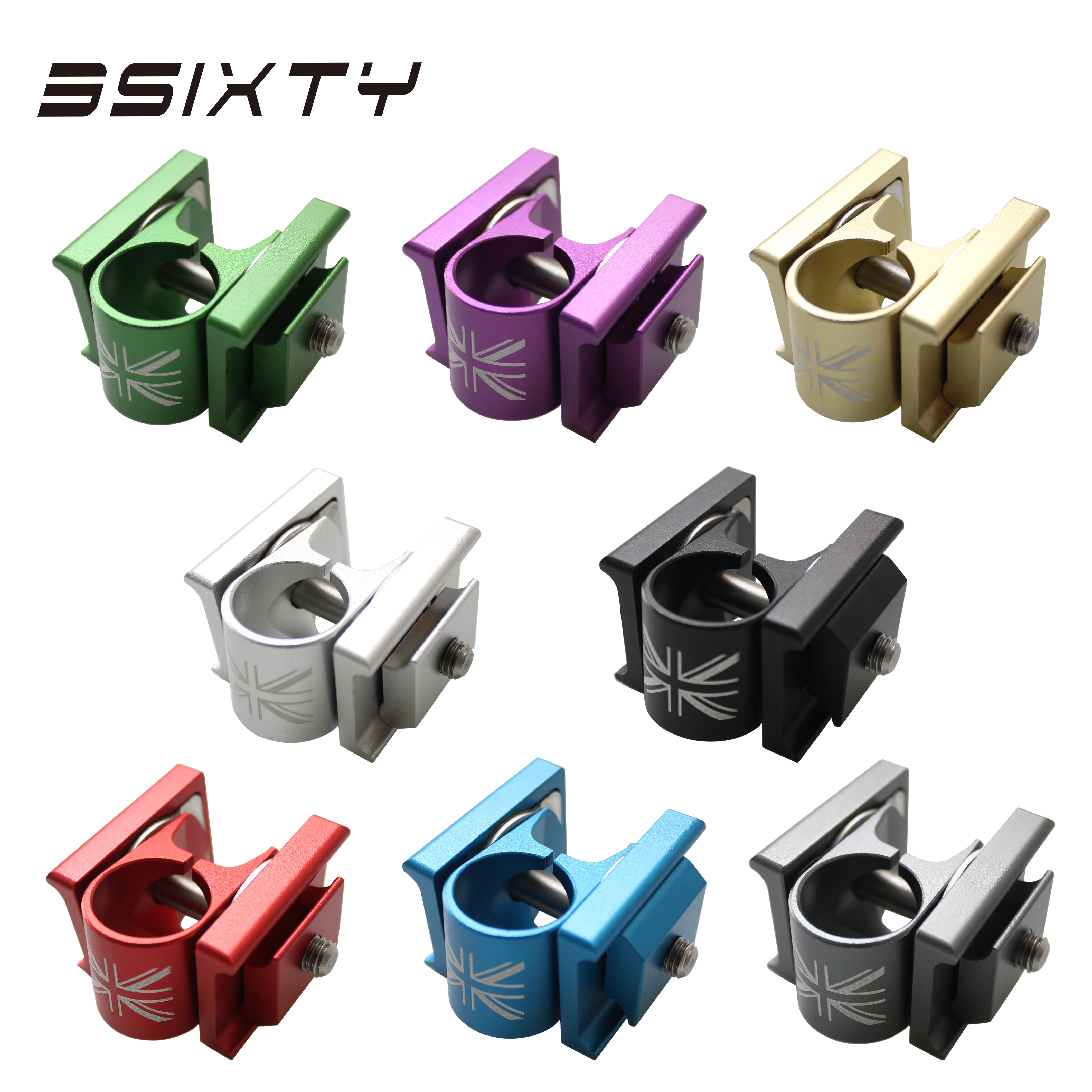 

3SIXTY Aluminium Alloy seatpost clamp for brompton bike seatpost chuck lightweight accessories