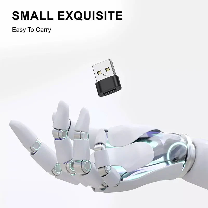 USB 남성-USB C 어댑터, USB-유형 C 고속 충전/전송 및 OTG 기능. IPhone15 14 13 Plu와 호환 가능