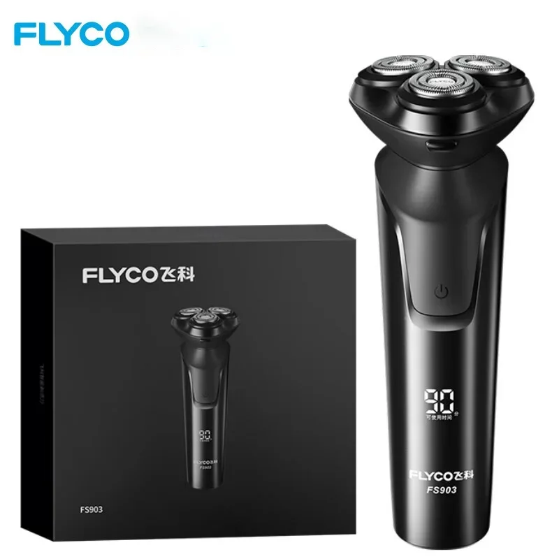 

Новая бритва FLYCO FS903 для мужчин, оригинальная бритва для бритья всего тела, быстрая зарядка, длительный срок службы батареи, портативная