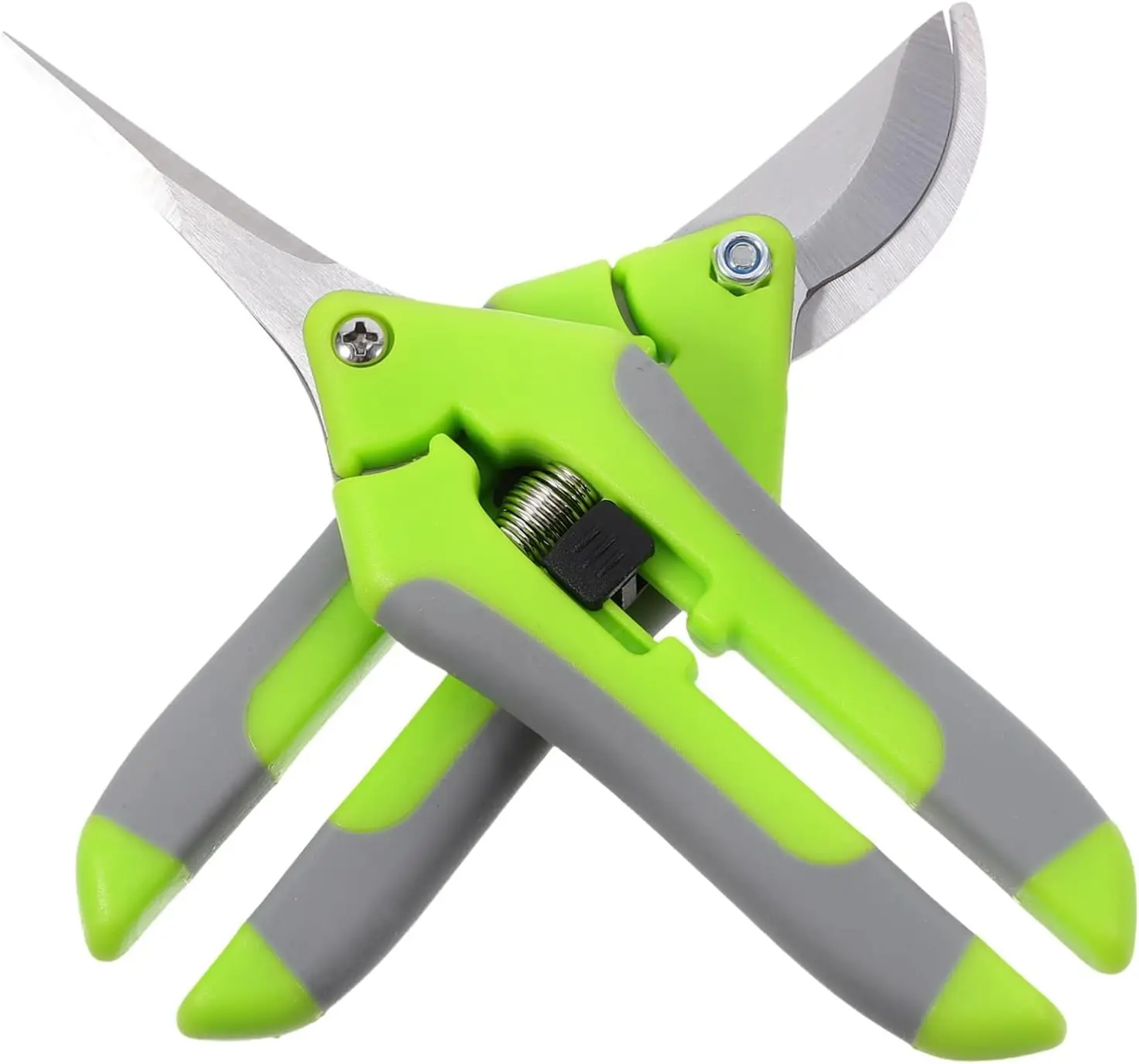2PCS Flower Pruning Scissors – Heavy Duty Garden Shears with Non-Slip Handle 2