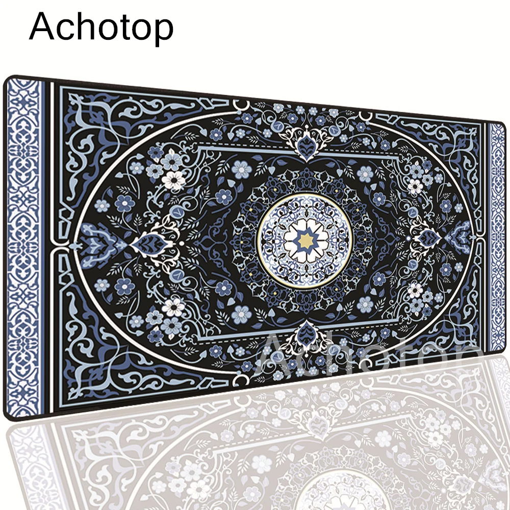 Persian Carpet Mysterious Retro Mouse Pad Pc Gamer Mousepad Rubber Mouse Mat Gaming Speed Keyboard Pads Office Rubber Desk Mat
