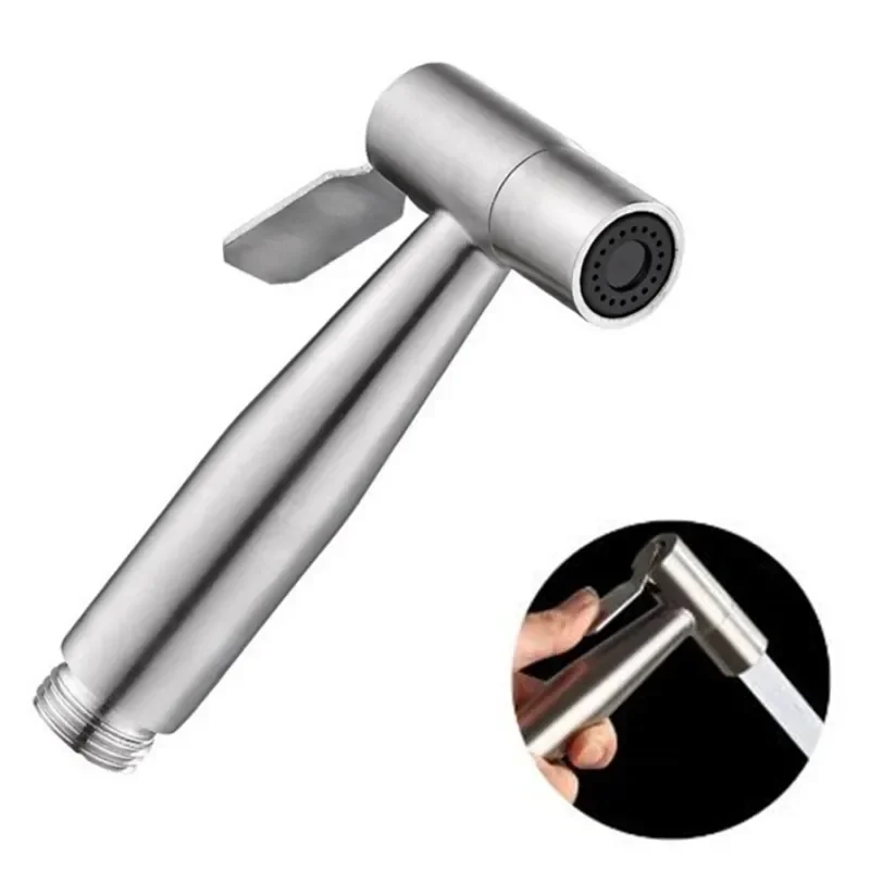 Stainless Steel Bidet Toilet Sprayer Portable Handheld Bidet Faucet Spray Home Bathroom Shower Head Self Cleaning Accessories 2