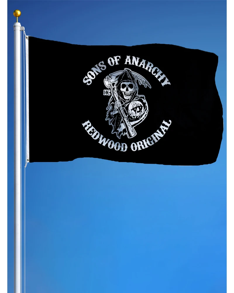 60X90Cm 90X150 Sons Of Anarchy Flag Banner Arazzo