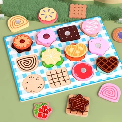 Wooden Dessert Play Set for Kids - Interactive DIY Toy & Parent - Child Game (Multicolored)