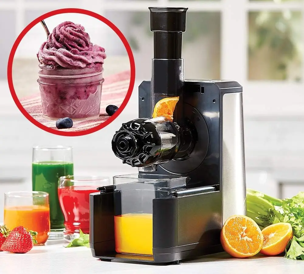 LAGASSE Pasta & Beyond, Automatic Pasta and Noodle Maker with Slow Juicer-8 Shaping Discs Black