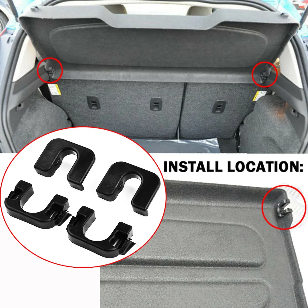 

For Ford Focus MK3 3 Mond/eo 4 MK4 Fiesta MK7 MK8 B Max C Max Rear Boot Trunk Load Cover Parcel Shelf Clips Pivot Bracket Mount