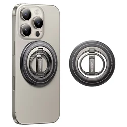 Double - Sided Magnetic 360° Rotation Phone Ring Holder and Stand (Magnetic Holder)