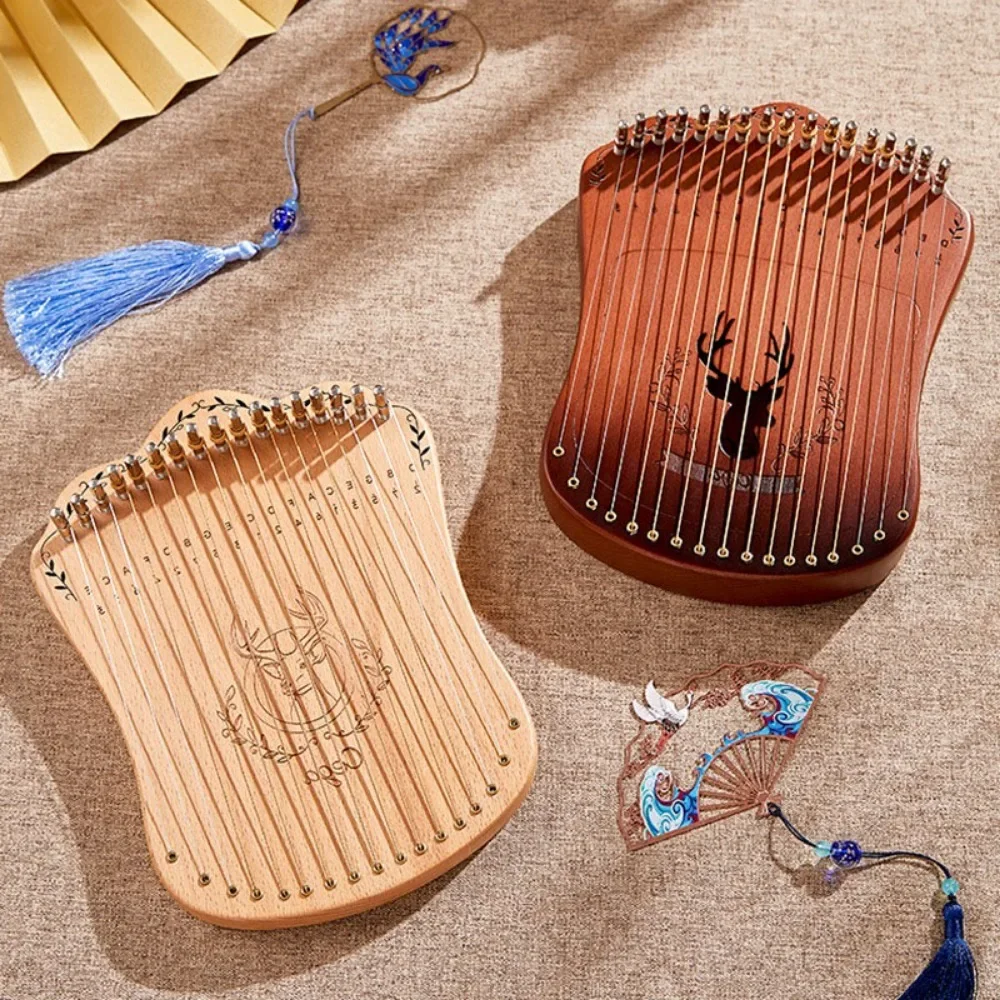 Cega ハーピカ17弦 Cega 17 Strings Lyre Harp Portable Mini Fingerstyle Harp
