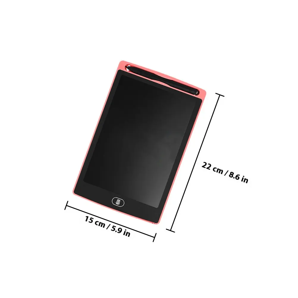 3pcs Lcd 쓰기 태블릿 드로잉 보드 지울 수있는 낙서 패드 재사용 가능한 전기 스케치 보드 조기 교육 여행 선물