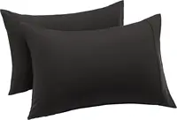 1 Pack Bedding Queen Pillow Cases, Envelope Closure ,Soft Brushed Microfiber Fabric ,Shrinkage and Fade Resistant Pillow Covers 1