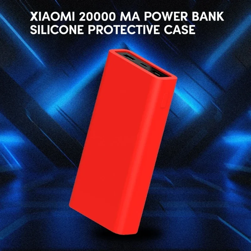 Power Bank Case Silicone Protective Sleeve for Xiaomi 20000mAh