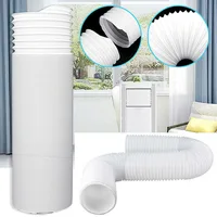 Tuyau d'évacuation flexible pour climatiseur portable de 1,5/2 mètres, accessoires de remplacement universels pour tuyau de ventilation de climatiseur mobile 1