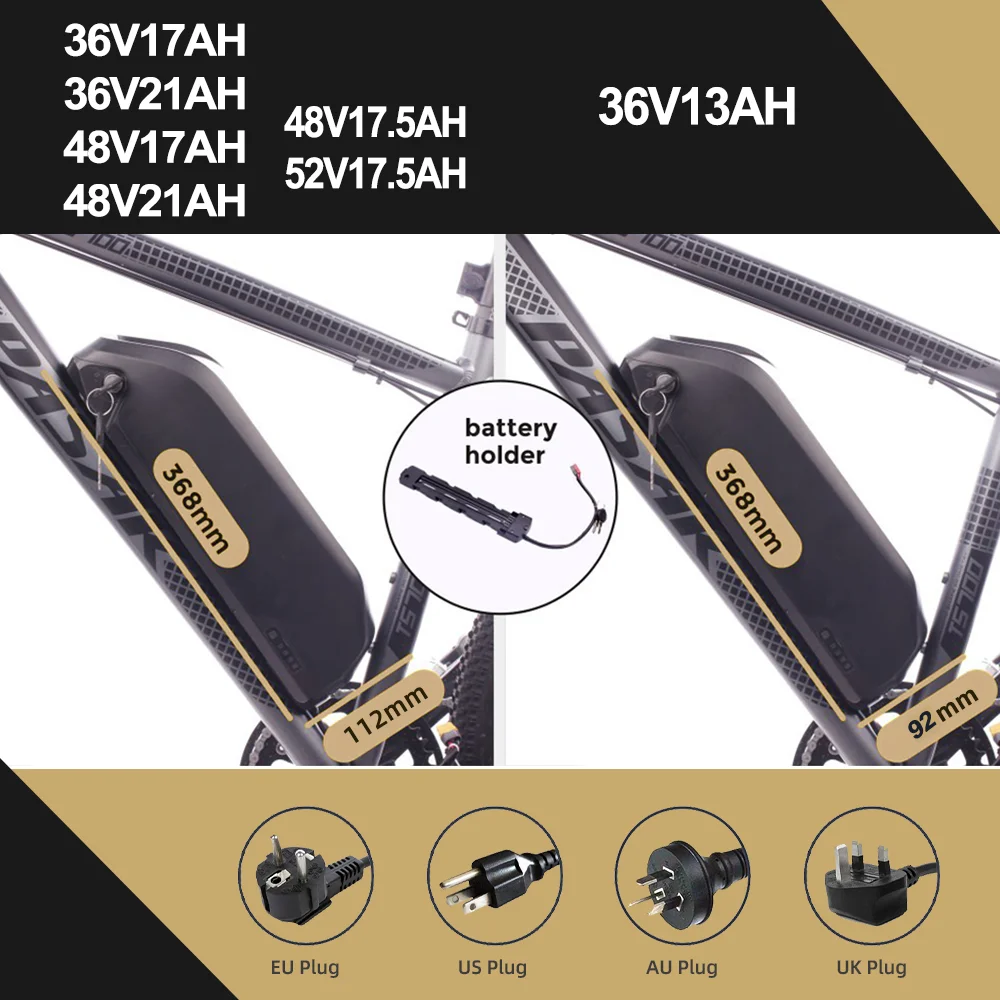 Bafang 전기 자전거 변환 키트, 750W 모터, 48V 17.5AH 52V 17.5AH 배터리, 강력한 BBS02B 전기 자전거 미드 드라이브 엔진 부품
