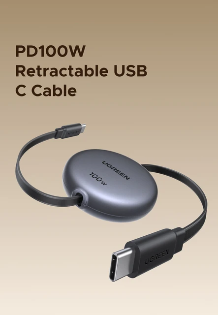 PPS USB-C UGREEN 45W GaN Retractable Cable Charger UFCS PPS QC PD