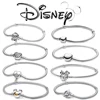 2024 Disney New Silver plata 925 Mickey Minnie Bracelet Charms Suitable For Original  925 Diy Beads Women Jewelry 1