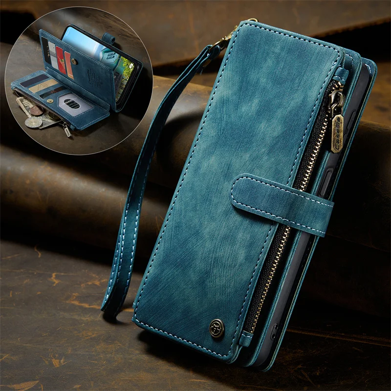 Leather Wallet Card Phone Case with Enhanced Protection and Stylish Design