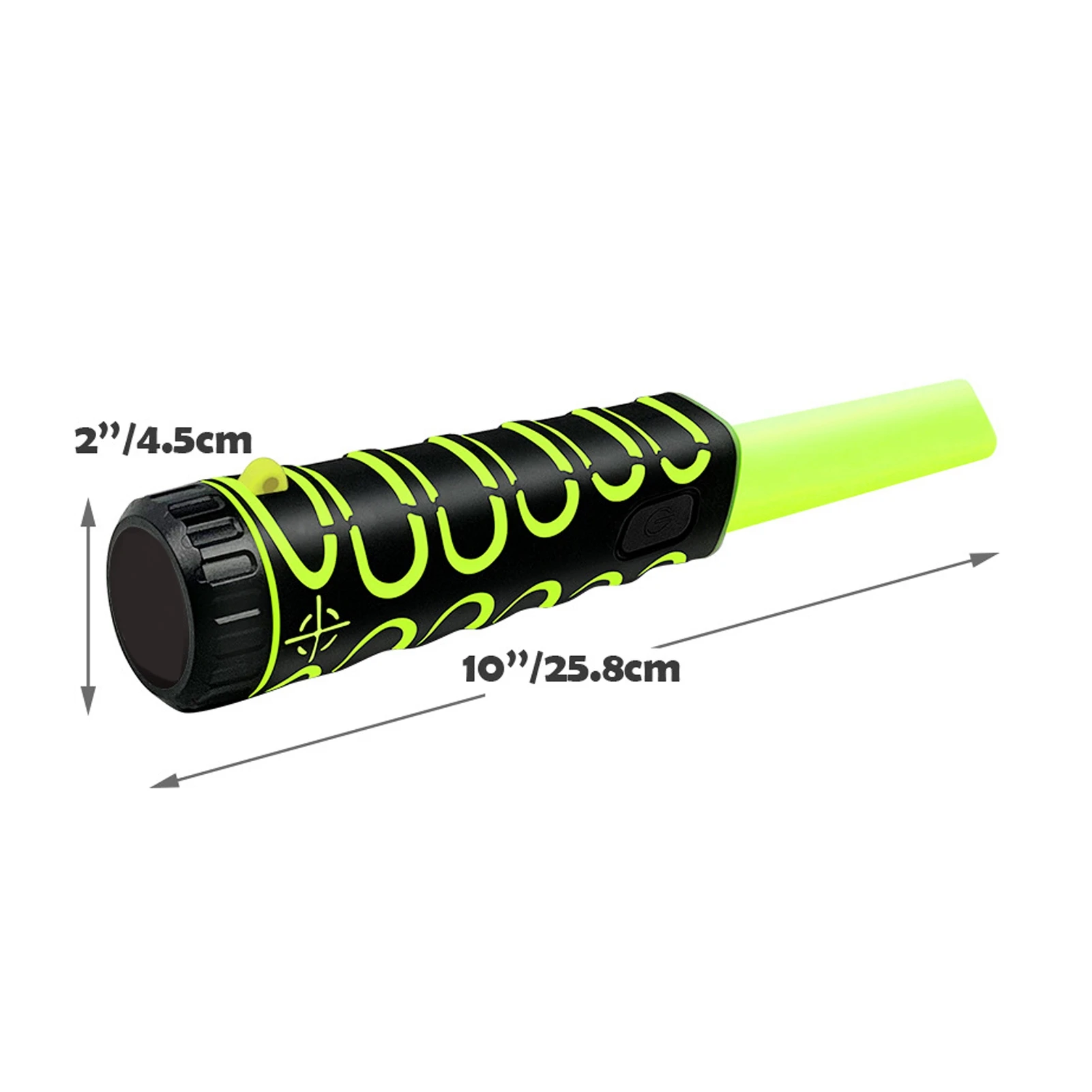 Handheld Pin Pointer Portable 3 Levels High Sensitivity 360 Degree Probe Underwater Metal Detector with LED Lights for Outdoor