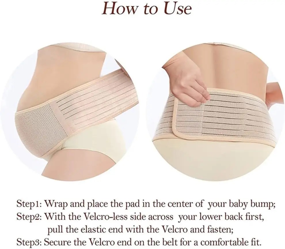 Maternity Women Belly Band pregnancy belly support belt Adjustable Pregnancy Belly Back Support Band Abdomen Pelvic Waist & Back Pain