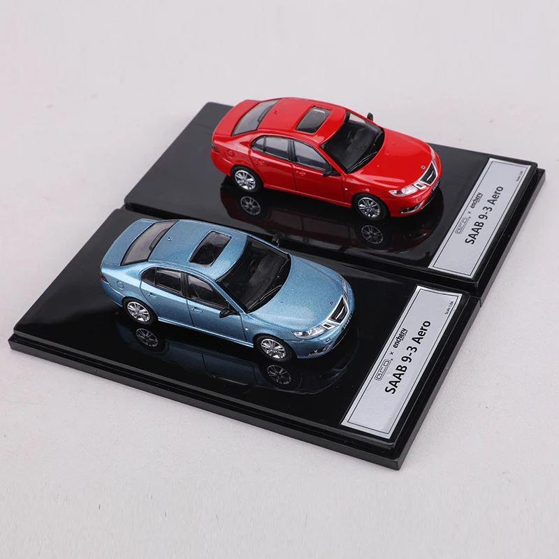 GCD×Enchery 1:64 사브 9-3 세단 2008 합금 모델 자동차