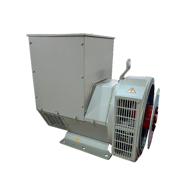

224 model 50 kW brushless pure copper excitation AC synchronous generator, single bearing disc connection, single-phase voltage