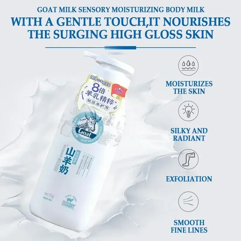 Goat Milk Body Wash Remove Melanin Permanent Smooth Improve Dark Skin Shower Gels Bath Works