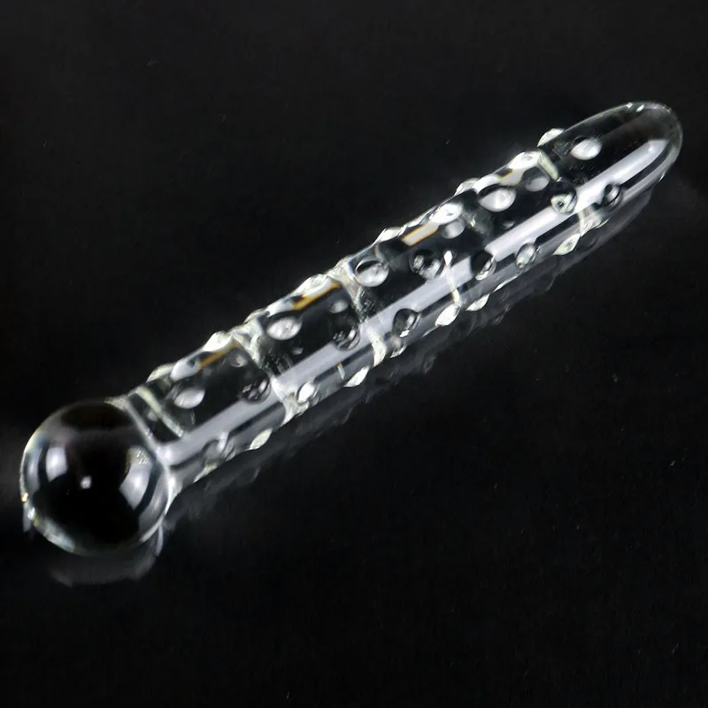 Stili di vetro 3 dildo cristallo artificiale perline anali butt plug massaggio prostatico masturbarsi se_voghion.com
