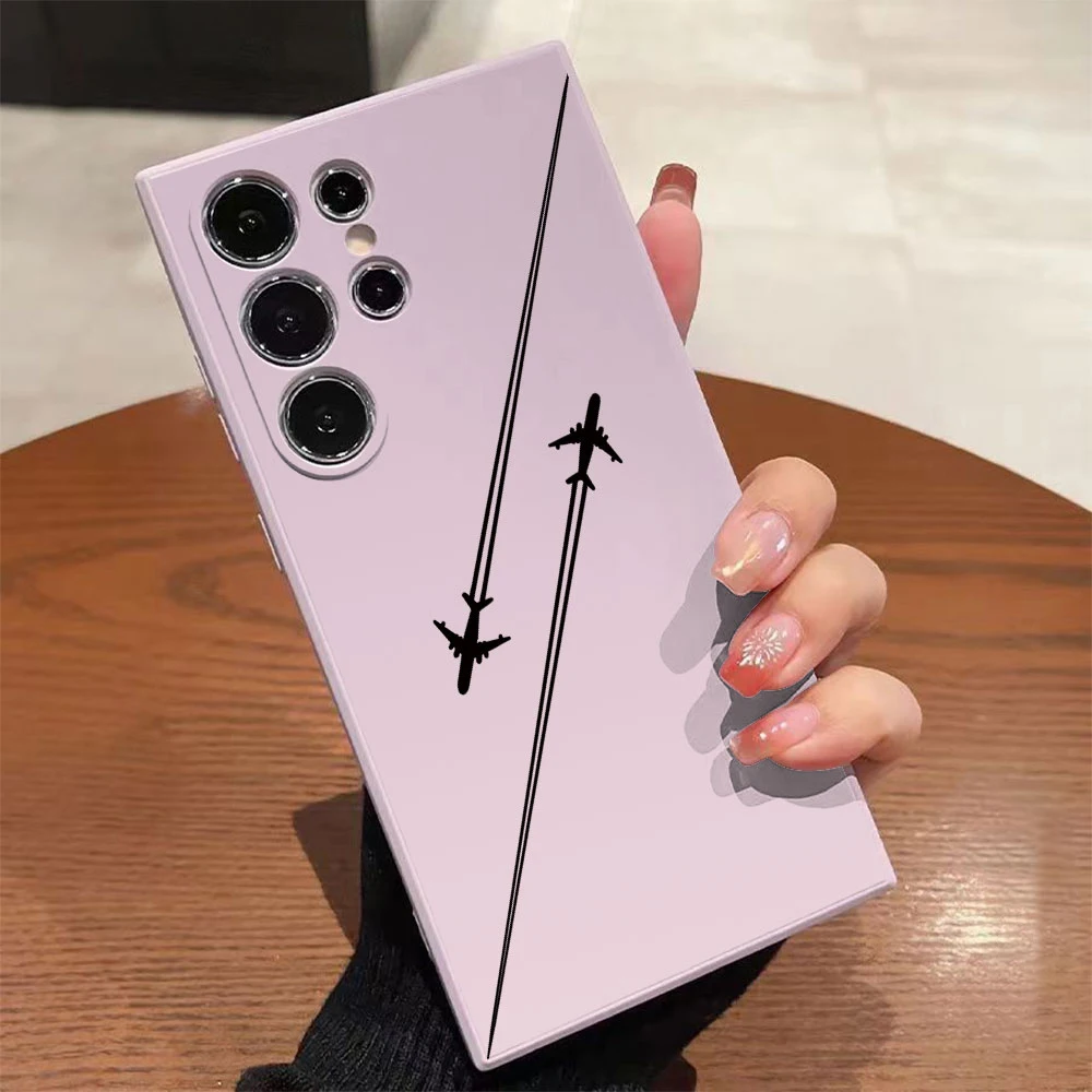 Airplane Route Design Phone Case