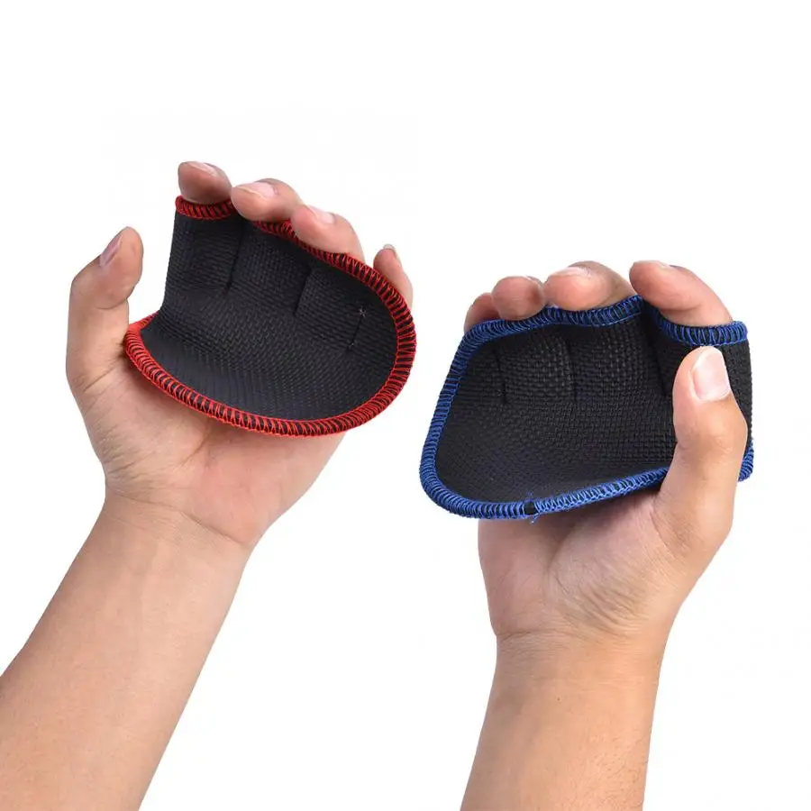 1 Pair Unisex Anti Skid Weight Lifting Training Gloves Fitness Sports Body Building Dumbbell Grips Support Hand Protector