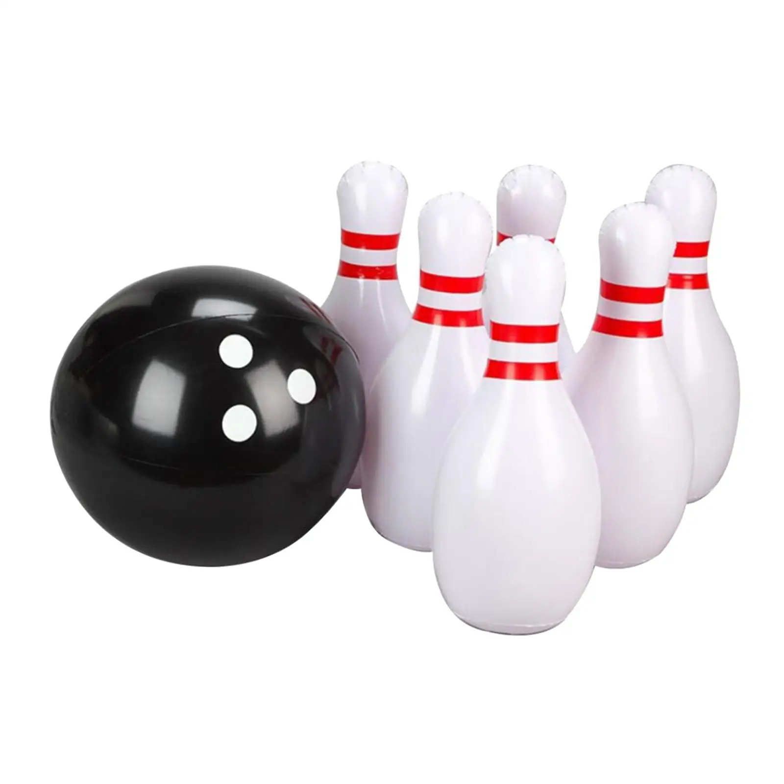 Inflatable Bowling Set Kids Toddler Games Outside for Family Together 1 Set