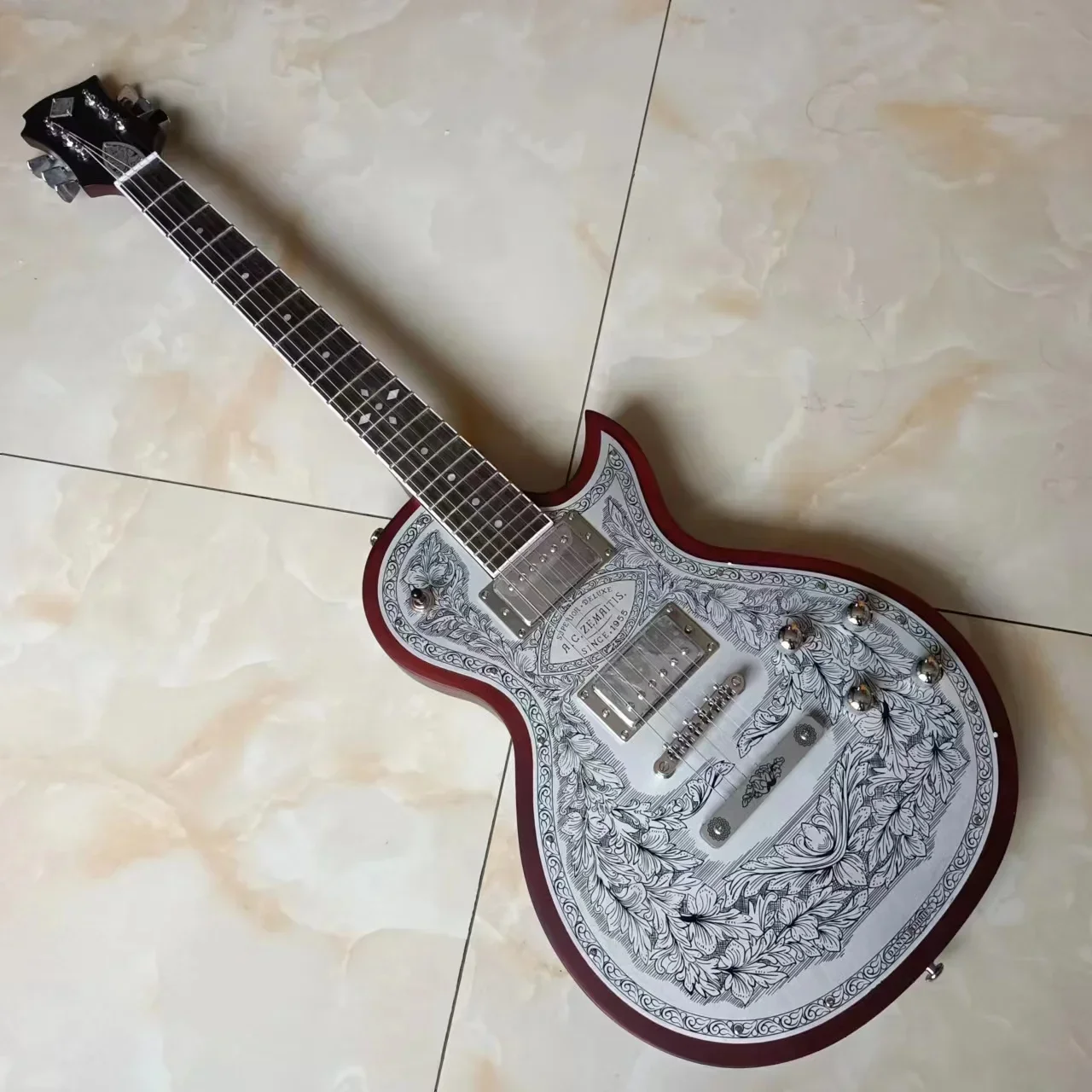 Deluxe Zemaitis Casimere Metal Front Electric Guitar 22