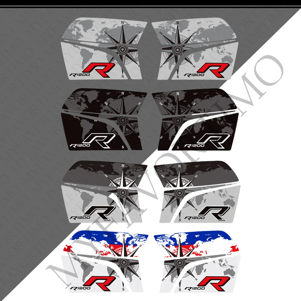 2023 2024 Per Bmw R1200R R1250R R 1200 1250 R R1200 R1250 Tank Pad Trunk Valigie Valigie Panniers Adesivi Decalcomanie