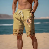 Men's 3D Printed Beach Shorts Men's Summer Classic Pattern  Vintage Short Pants Trendy Casual Street Shorts For Men Kids Clothes 1