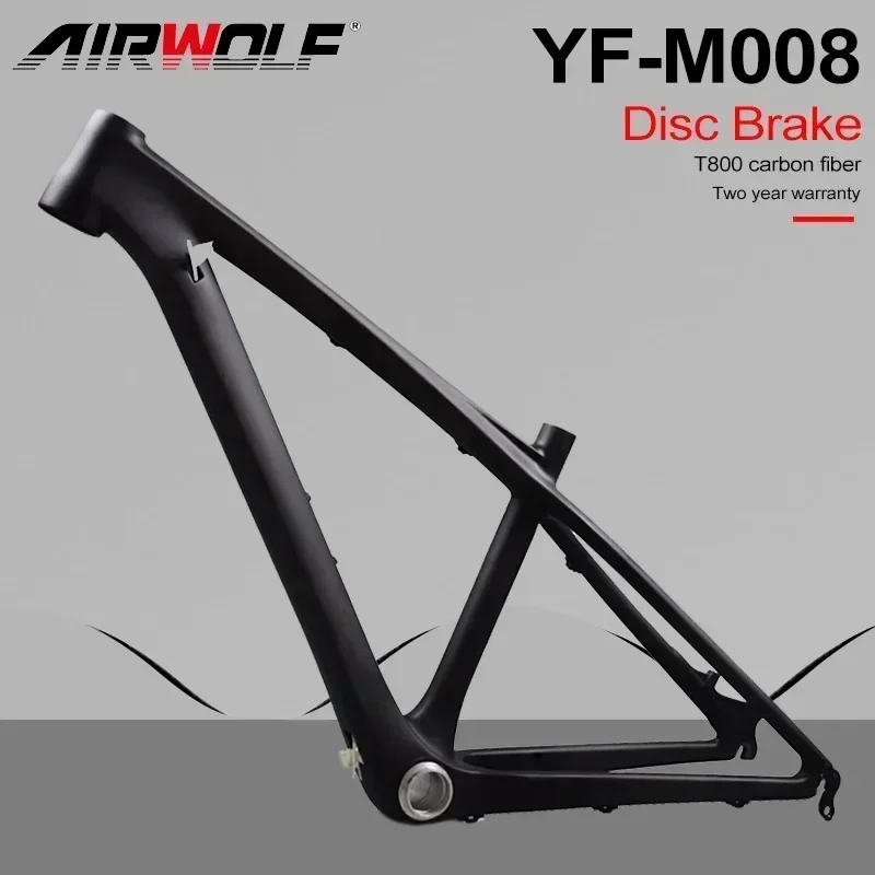 

Airwolf T1000 26er Carbon MTB Frame BB92 Carbon Bike Frame 26 Mountain Carbon Bike Frame 135*9mm Disc Brake Frameset