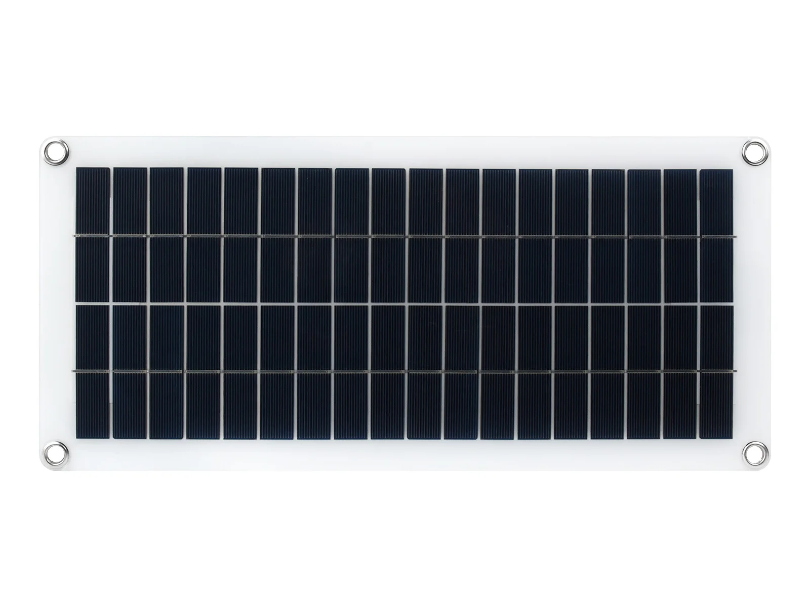 

Semi-flexible Polycrystalline silicon Solar Panel (18V 10W), Supports 5V regulated output