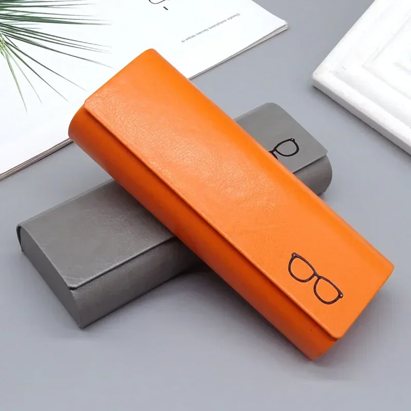 Male Female Retro Myopia and Hyperopia Glasses Case Small Fresh Student Portable Stress Resistant Case Eyeglass Box