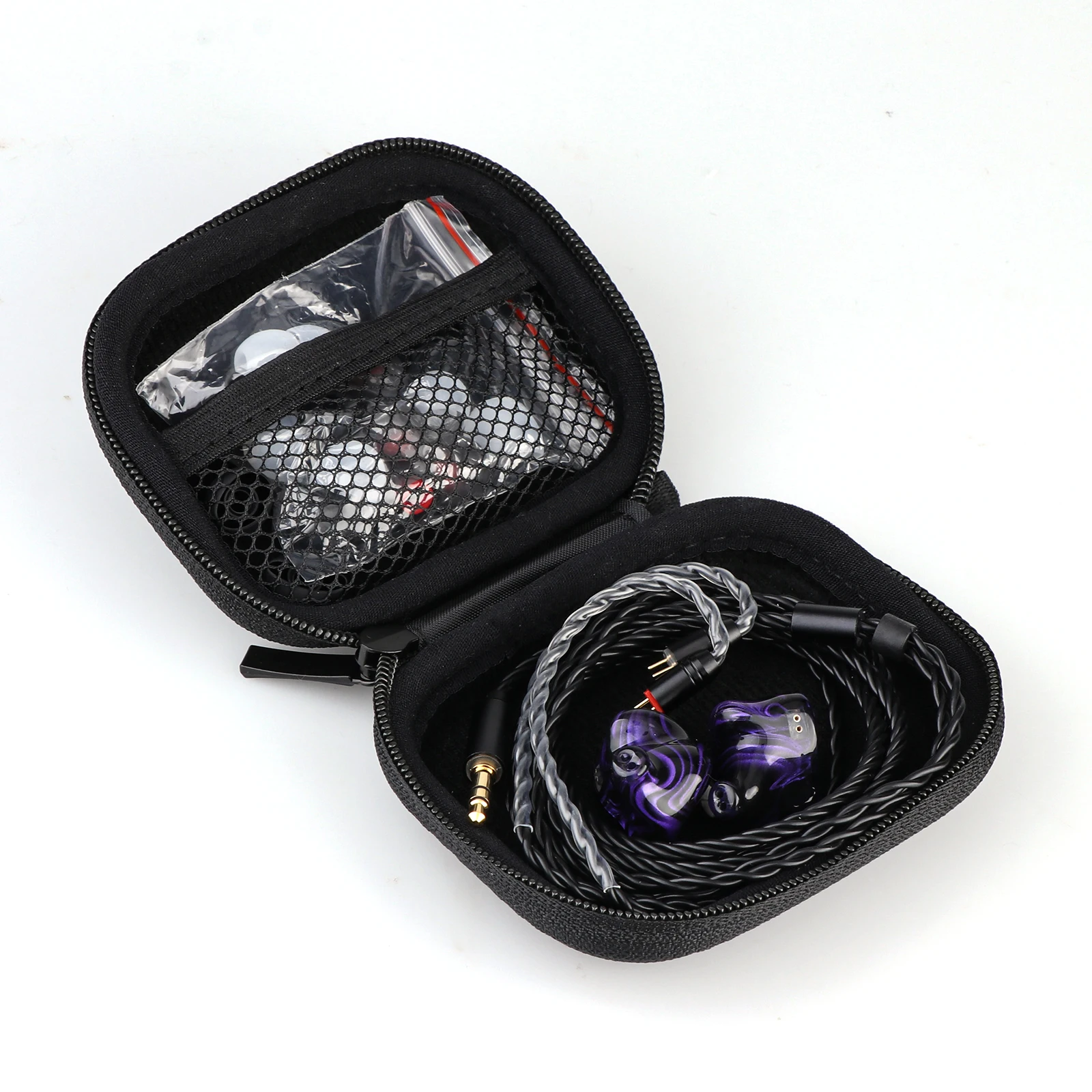 Kiwi Ears Quartet 2DD+2BA Hybrid In-Ear Monitor 10mm Titanium Dynamic Driver IEM Earphone HiFi Headphone images - 6