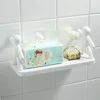 Cosmetic Toilet Organizer Home Kitchen PP Plastic Rack Self-adhesive Shampoo Shelves Shower Towel Rack for Bathroom Kitchen Room 4