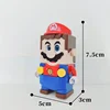 Super Mario Bros Blocks Luigi Buliding Blocks Action Toy Figures Assembly Toys mark box Dolls Children Birthday Gifts spiderman 6