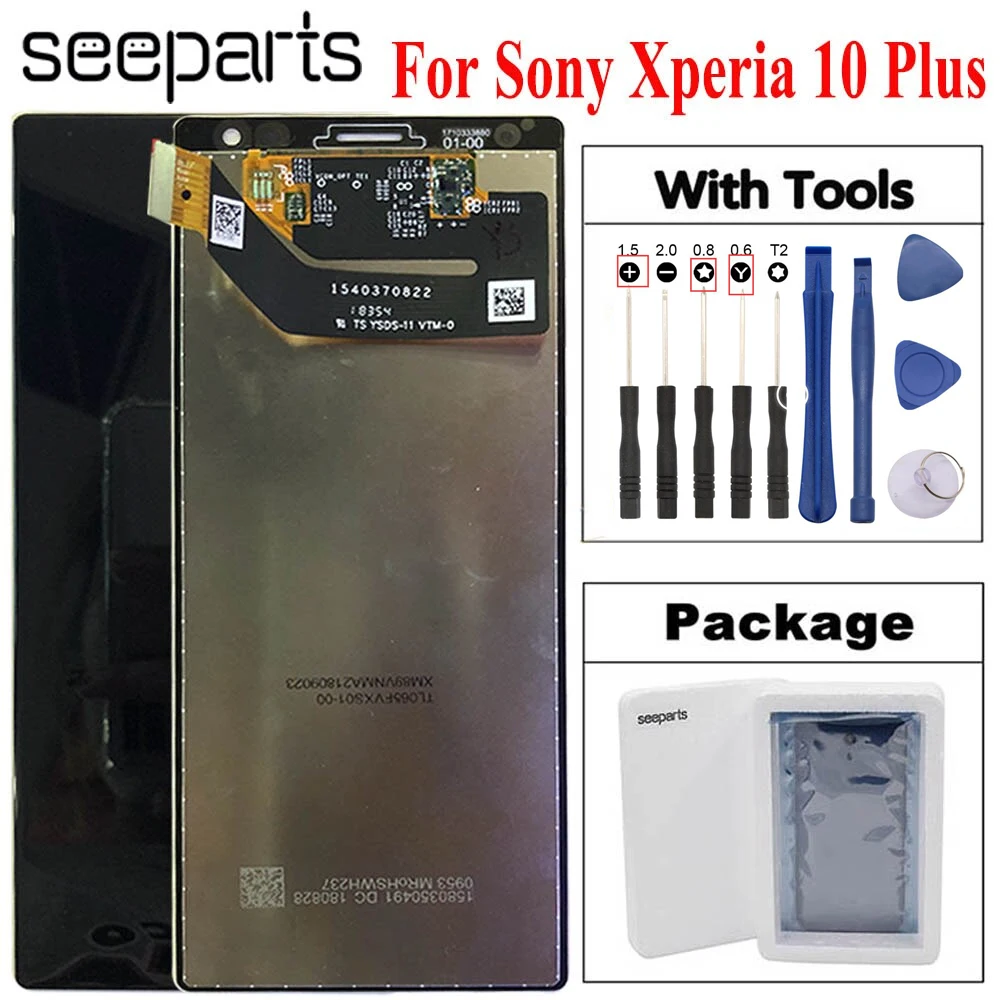 

Tested Working LCD For Sony Xperia 10 Plus LCD Display Touch Screen Digitizer Assembly For 6.5" Sony 10 Plus X10 Plus LCD Screen