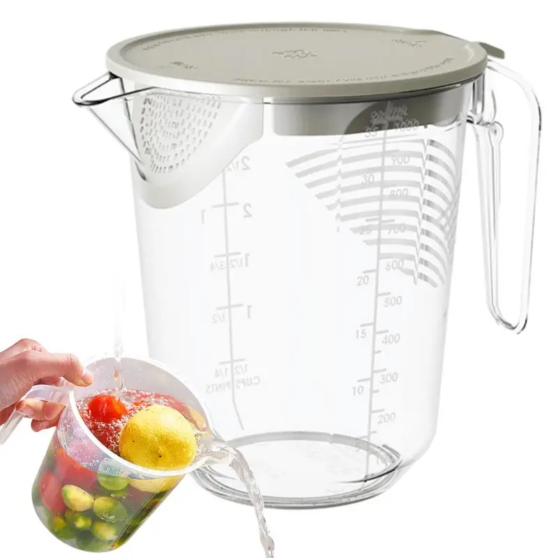 

Measuring Cup Multi Measurement Tip Mouth Jug With Handle Baking Scales Jug For Cooking Flour Sugar water Home Kitchen Supplies