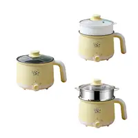 Mini Hot Pot Portable Multifunctional Dry Protection Electric Rice Cooker Noodles Cooker for Soup Cooking Eggs Dumpling Porridge 2
