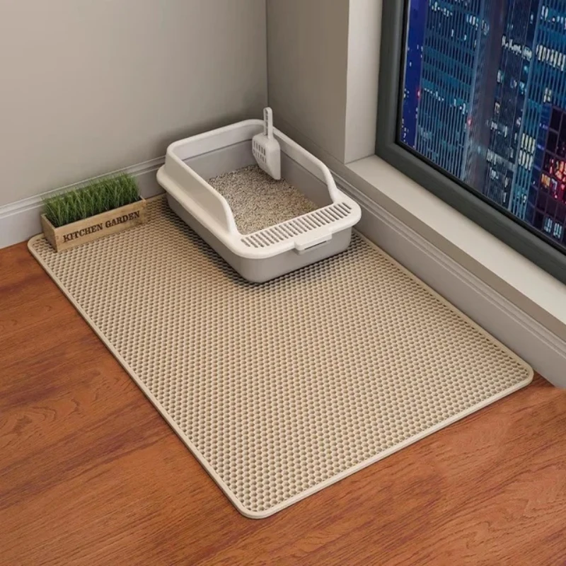 

EVA Double Layer Cat Litter Mat, Resistant, Waterproof, Non Slip, Cat Toilet Rug, Litter Tray, Free Shipping, Huge Size