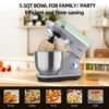 120V US plug CHEFTRONIC Stand Mixer, 5.5 Qt  Electric Household Stand Mixer - 500W 6+P Speed, blender machines,kitchen and home 4