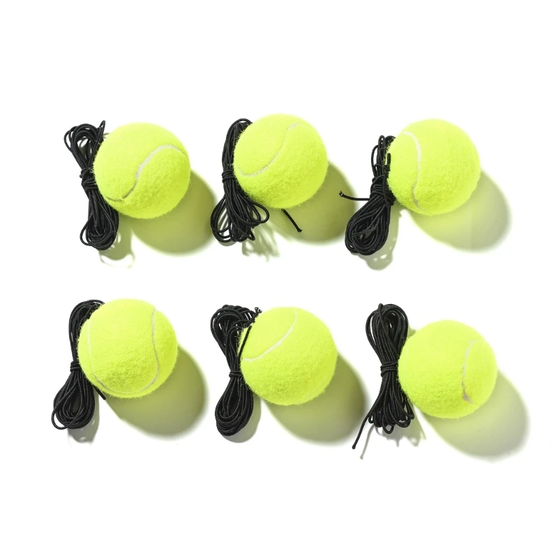 Tennis Training Balls 2pcs String Self Practice Trainer Tool