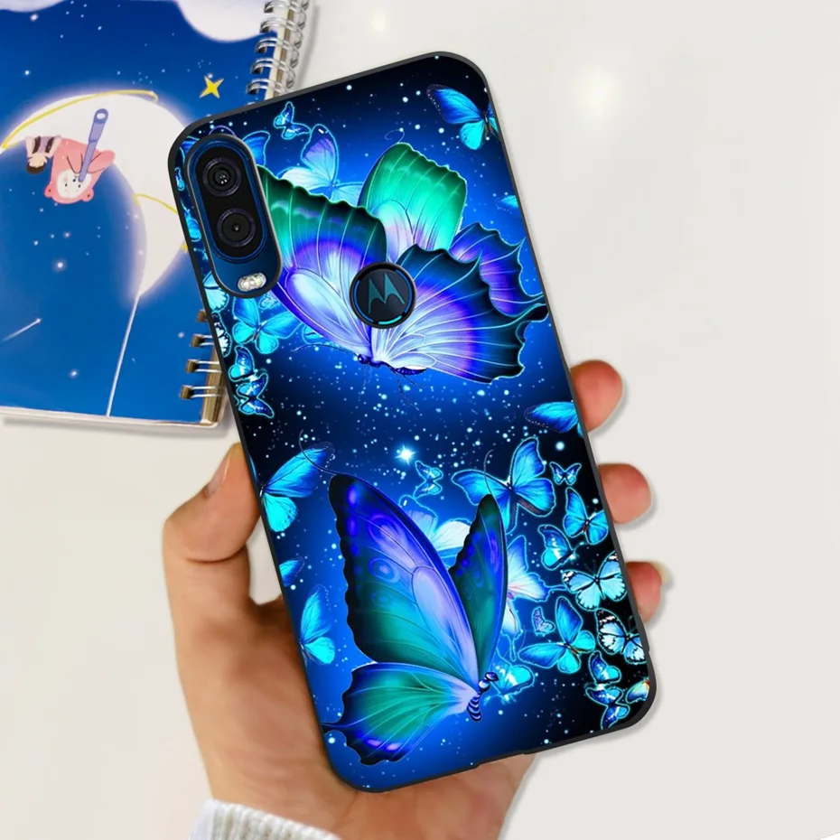 Cute Flower Cat Painted Soft Silicone Phone Case Cover