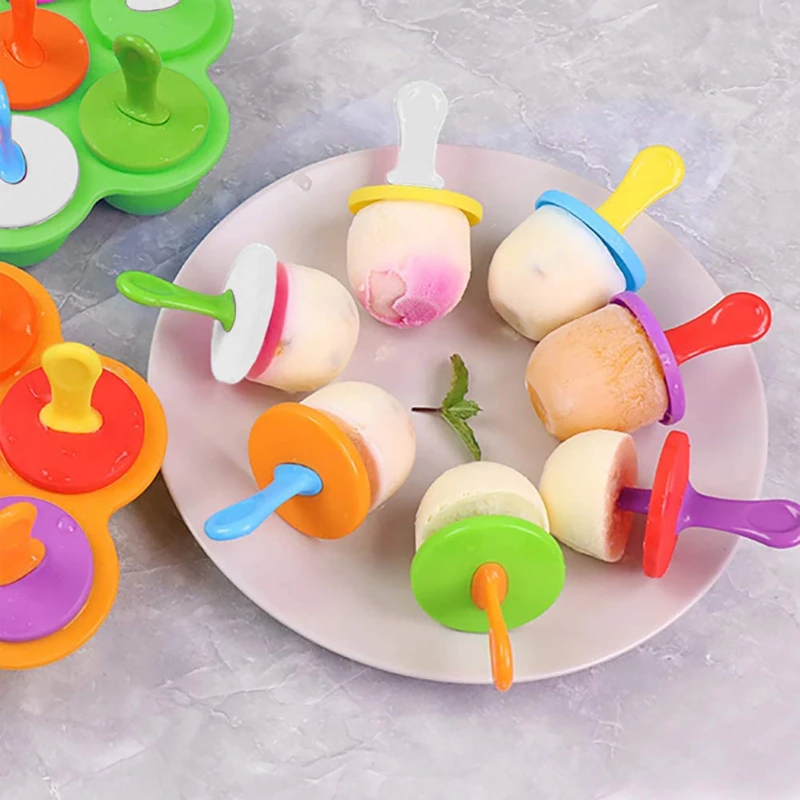 DIY Ice Pop Mold with Sticks Popsicle Makers for Ice Cream Mould