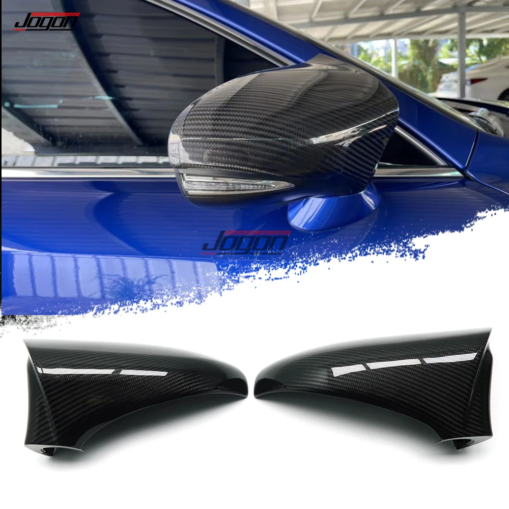 

Glossy Real Carbon Fiber Car Side Wing Rearview Mirror Cover Caps For lexus IS IS200 IS250 IS300 RC RC200 RC300 ES GS CT200h