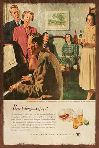 

American Beer Vintage Metal Tin Sign 12x16 Inch Garage Bar Restaurant Club Decor